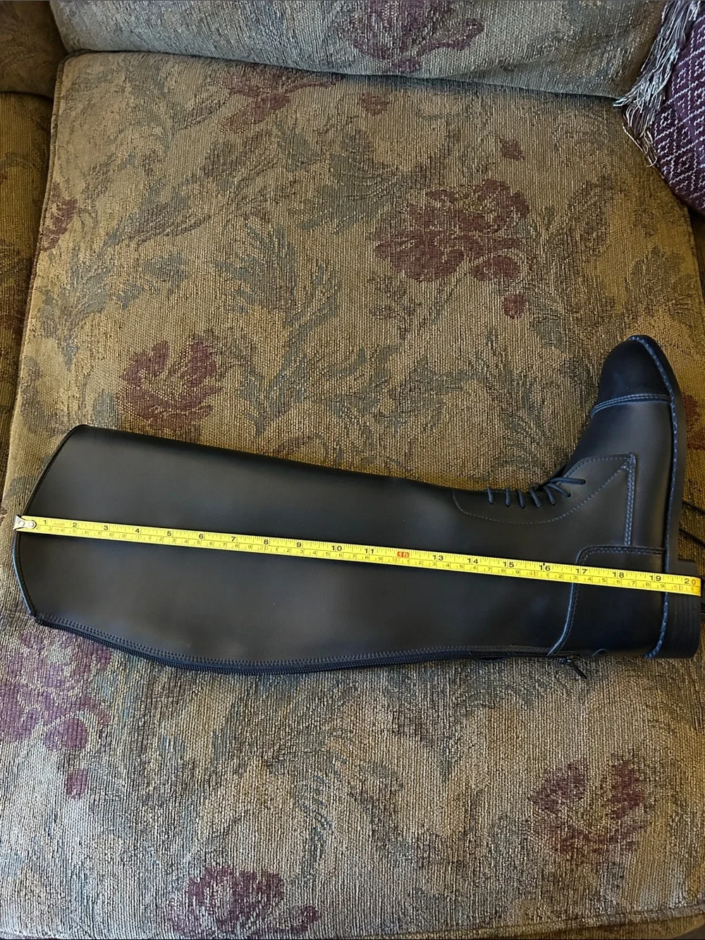 NWOB Black Over-the-Knee Lace-Up Riding Boots